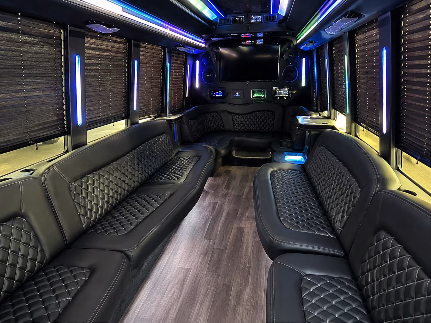 arlingtons entertainment district party bus rental