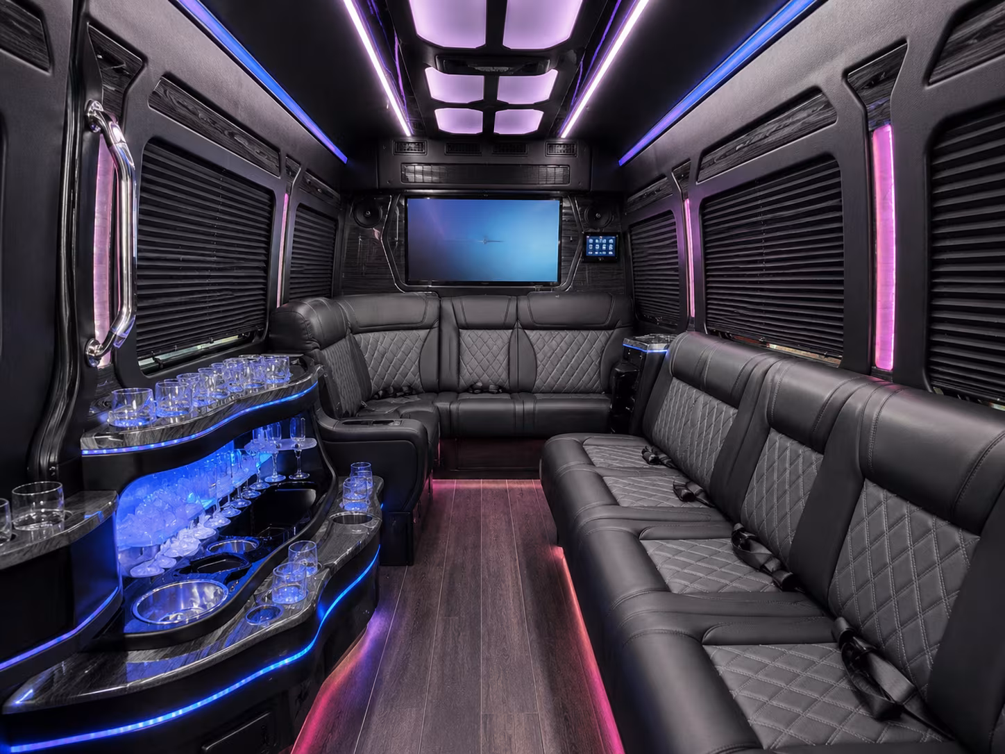 bus rentals for corporate events at mansfield and arlington venues