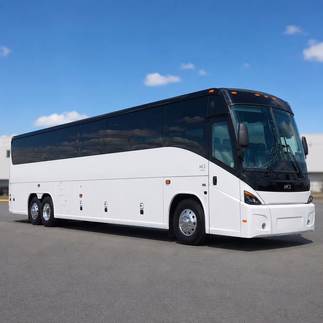 mansfield 56 passenger charter bus