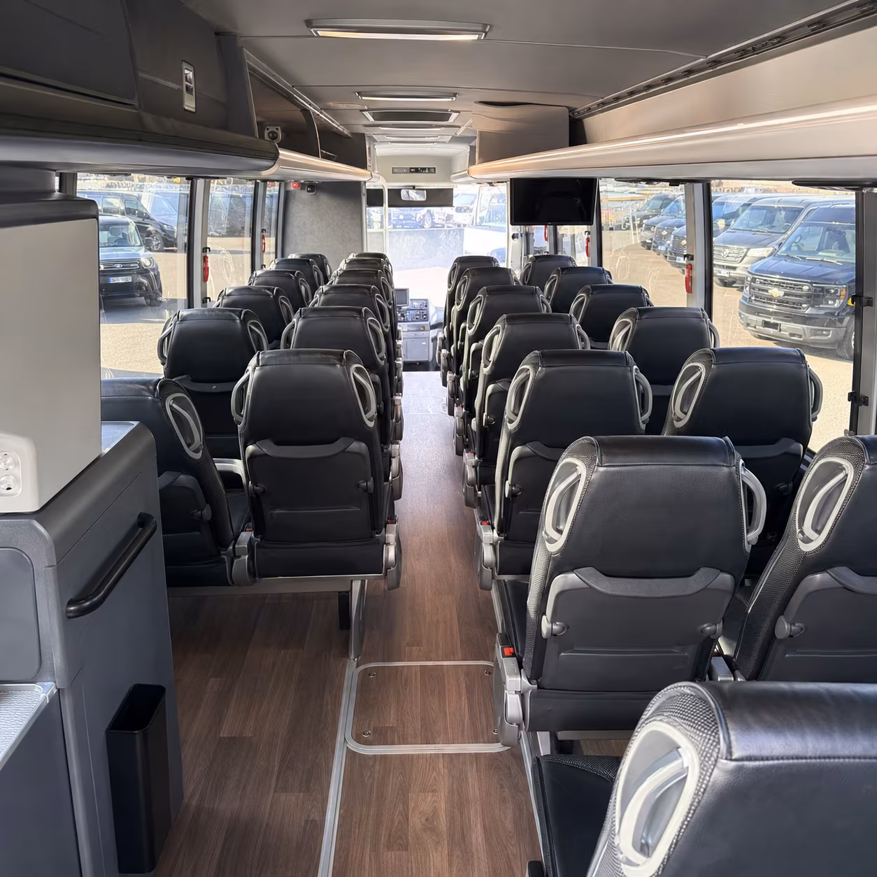 mansfield long distance transportation onboard seating