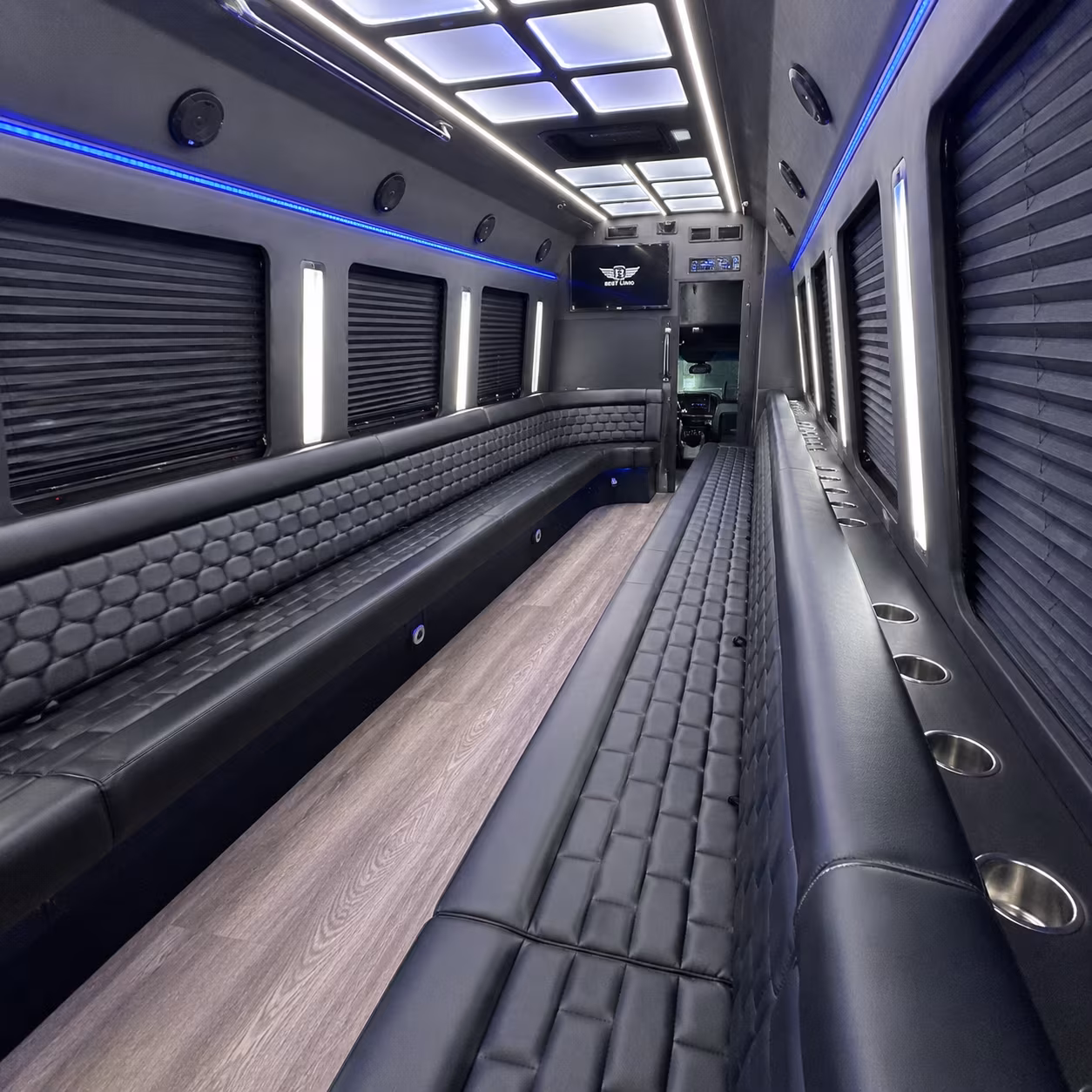 mansfield party bus inside