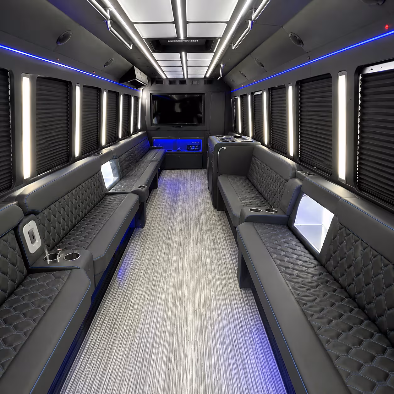 mansfield party bus rentals inside