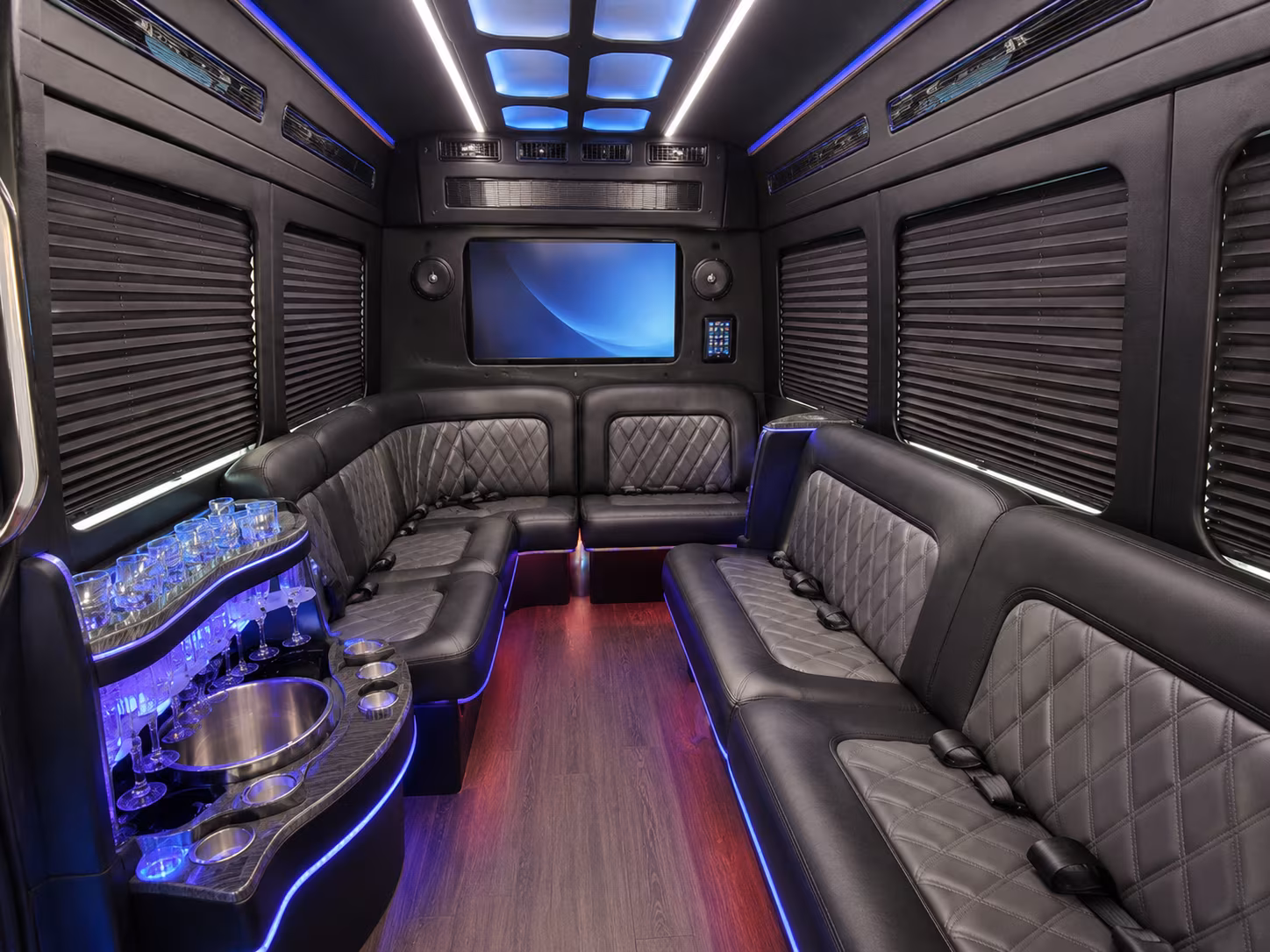 mansfield sprinter limousine interior