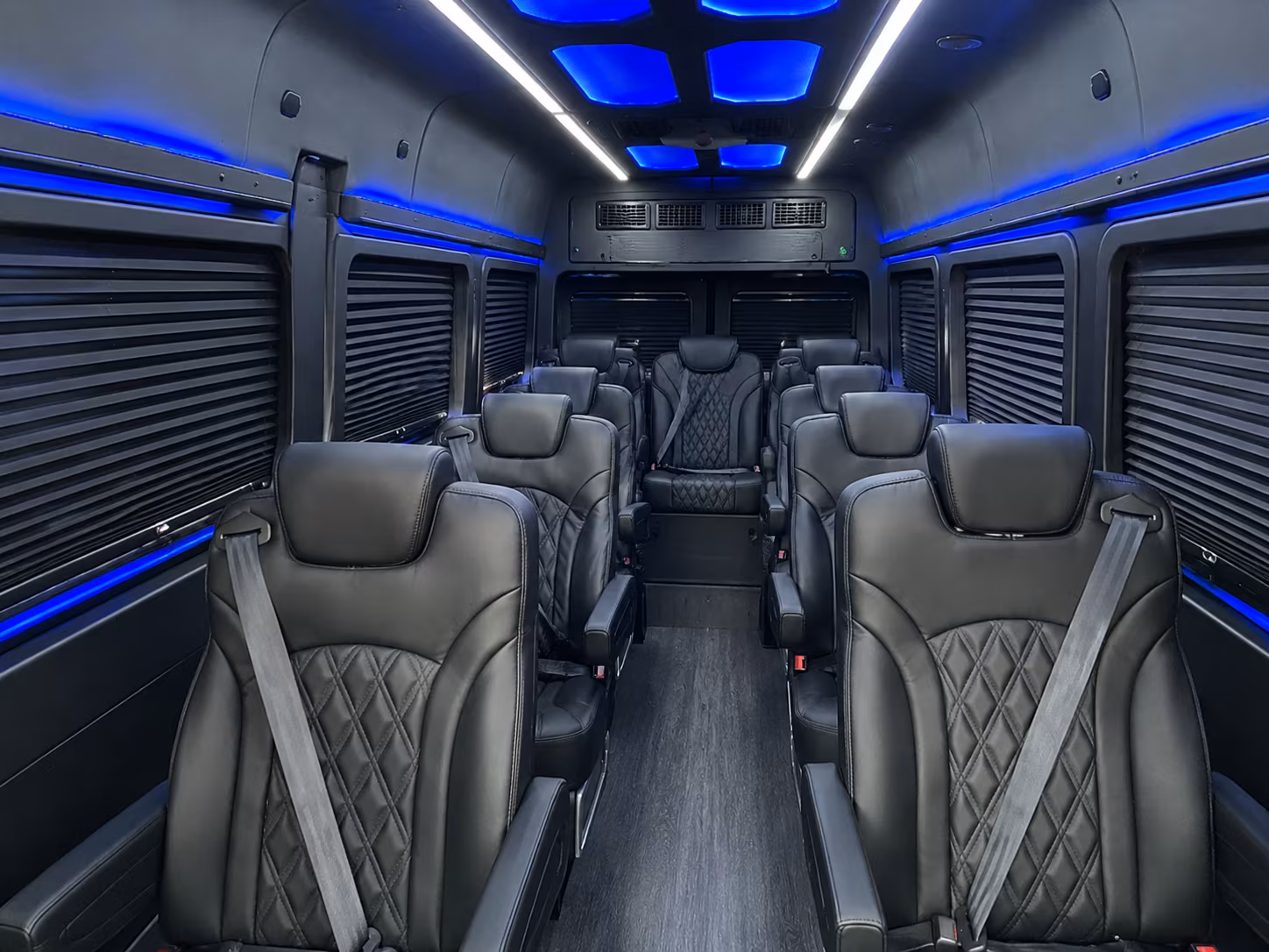 mansfield sprinter van with driver interior