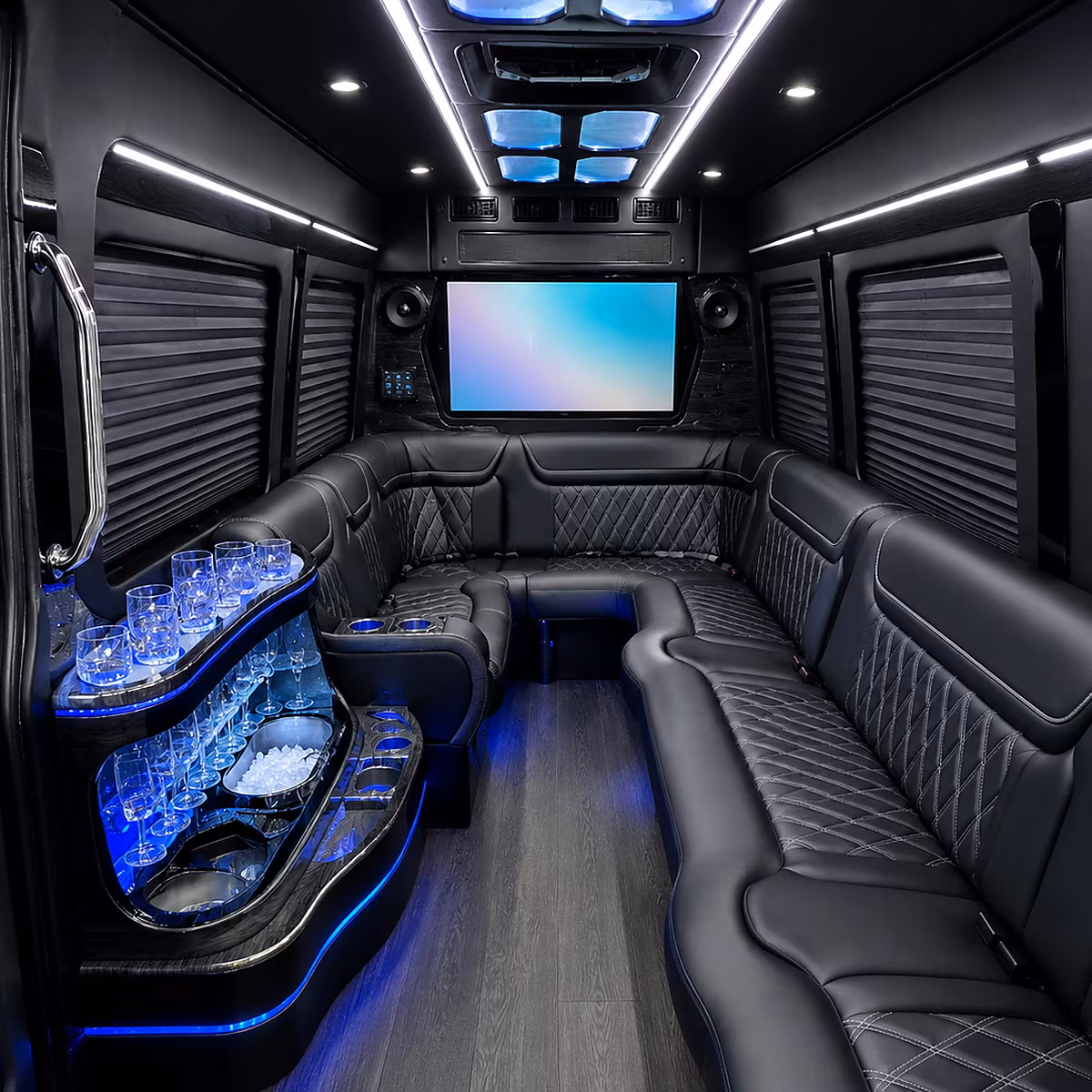party bus rentals for mansfield high school prom night